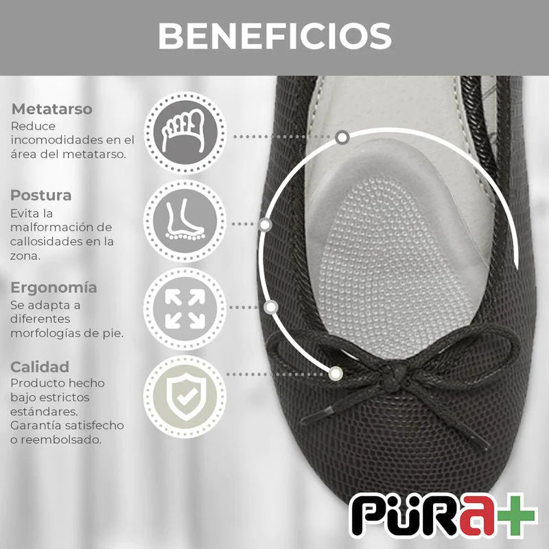 Punteras protectoras en gel para sacones o sandalias puramas