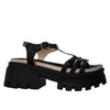 Plataforma baja negro para mujer 015-Z83