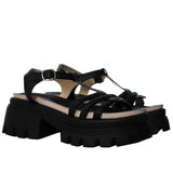 Plataforma baja negro para mujer 015-Z83