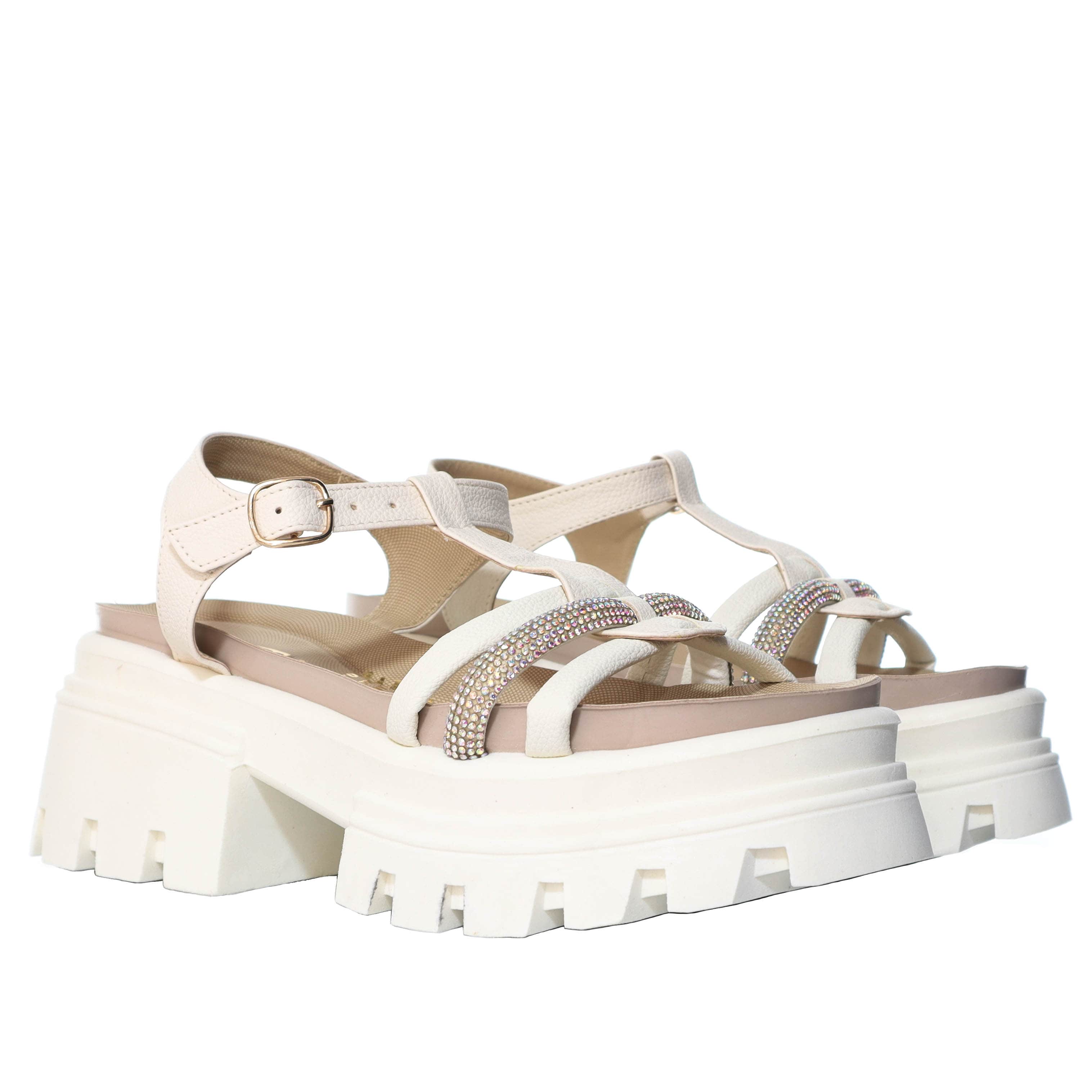 Plataforma baja talco para mujer 015-Z83