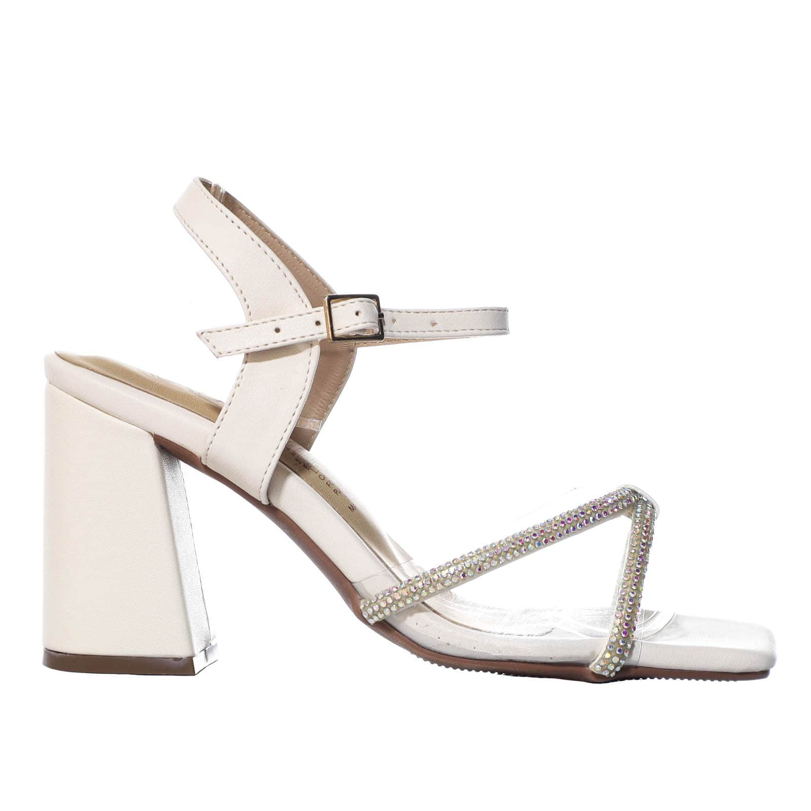 Sandalia tacon talco para mujer 1604-Z562