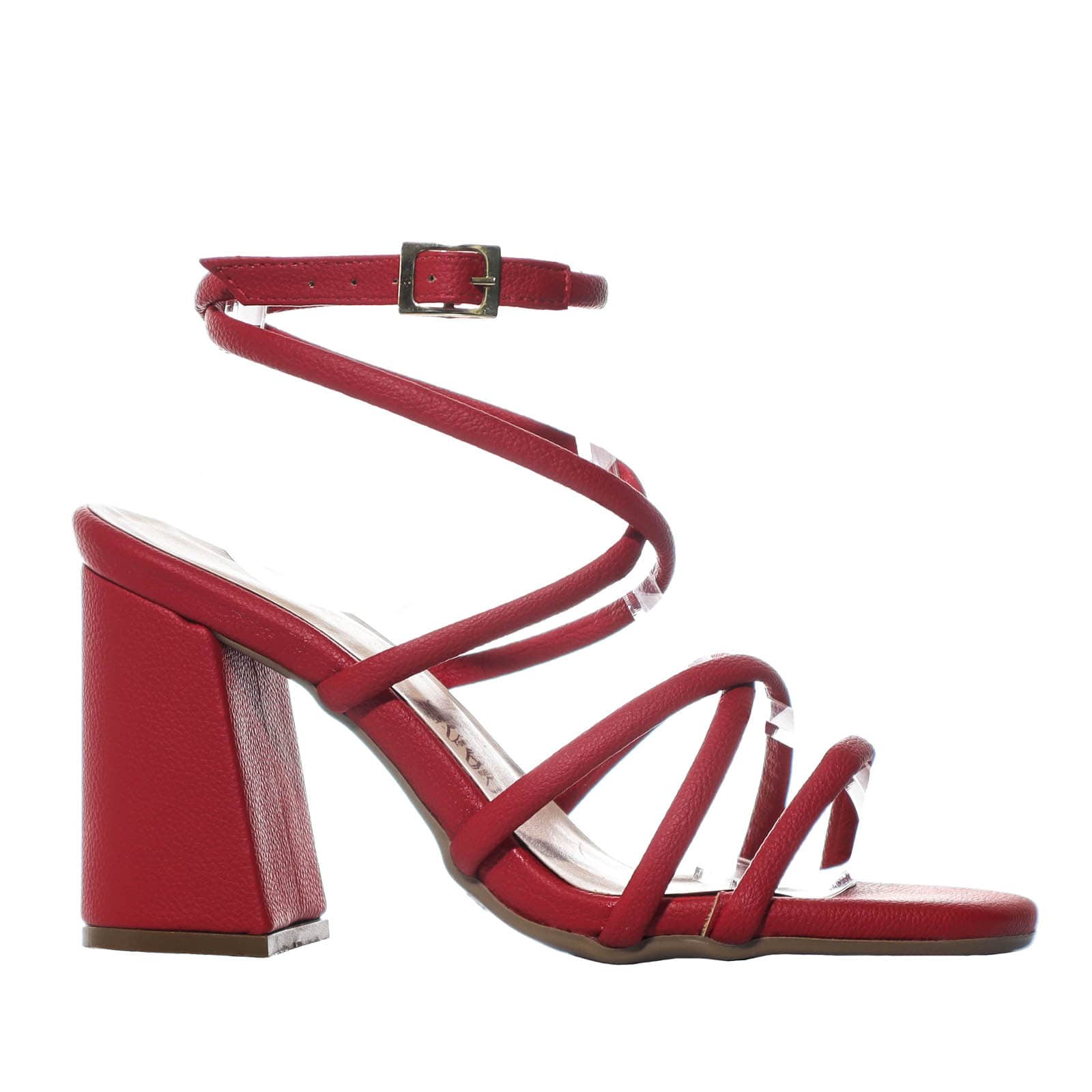 Sandalia tacon rojo para mujer 2485-Z148