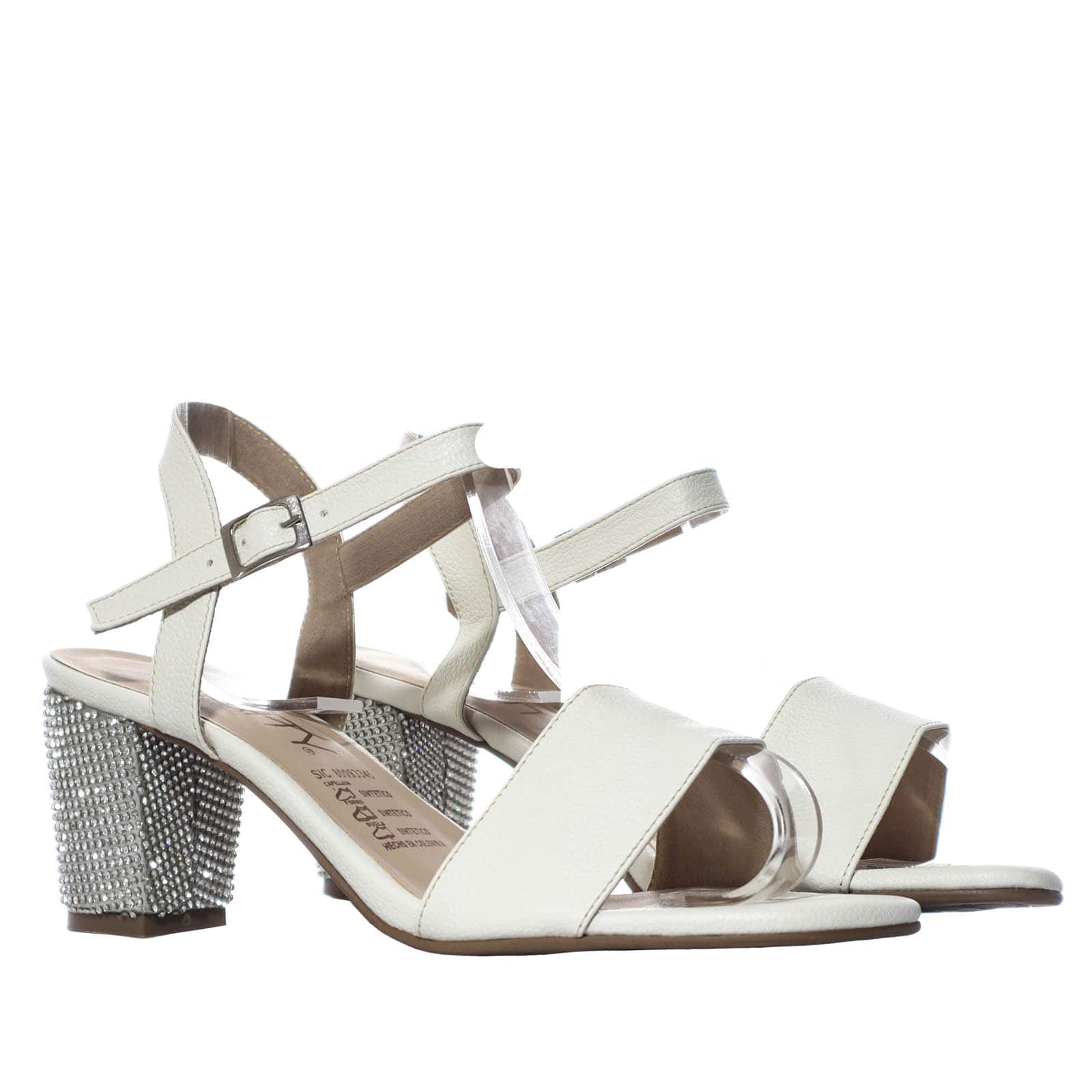 Sandalia tacon talco para mujer 2633-Z148