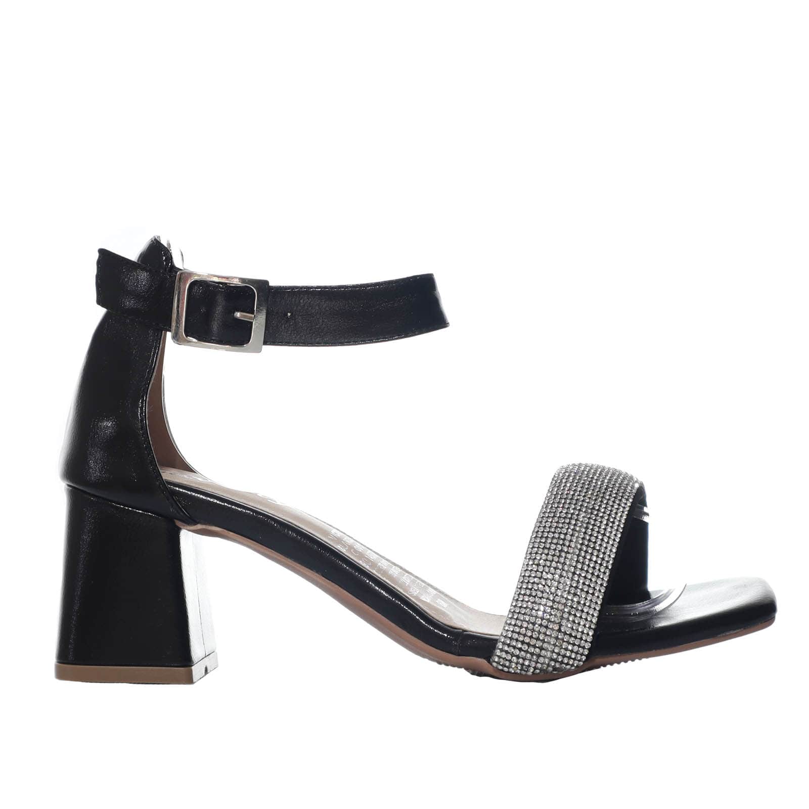 Sandalia tacon negro para mujer F052-Z172