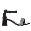 Sandalia tacon negro para mujer F052-Z172