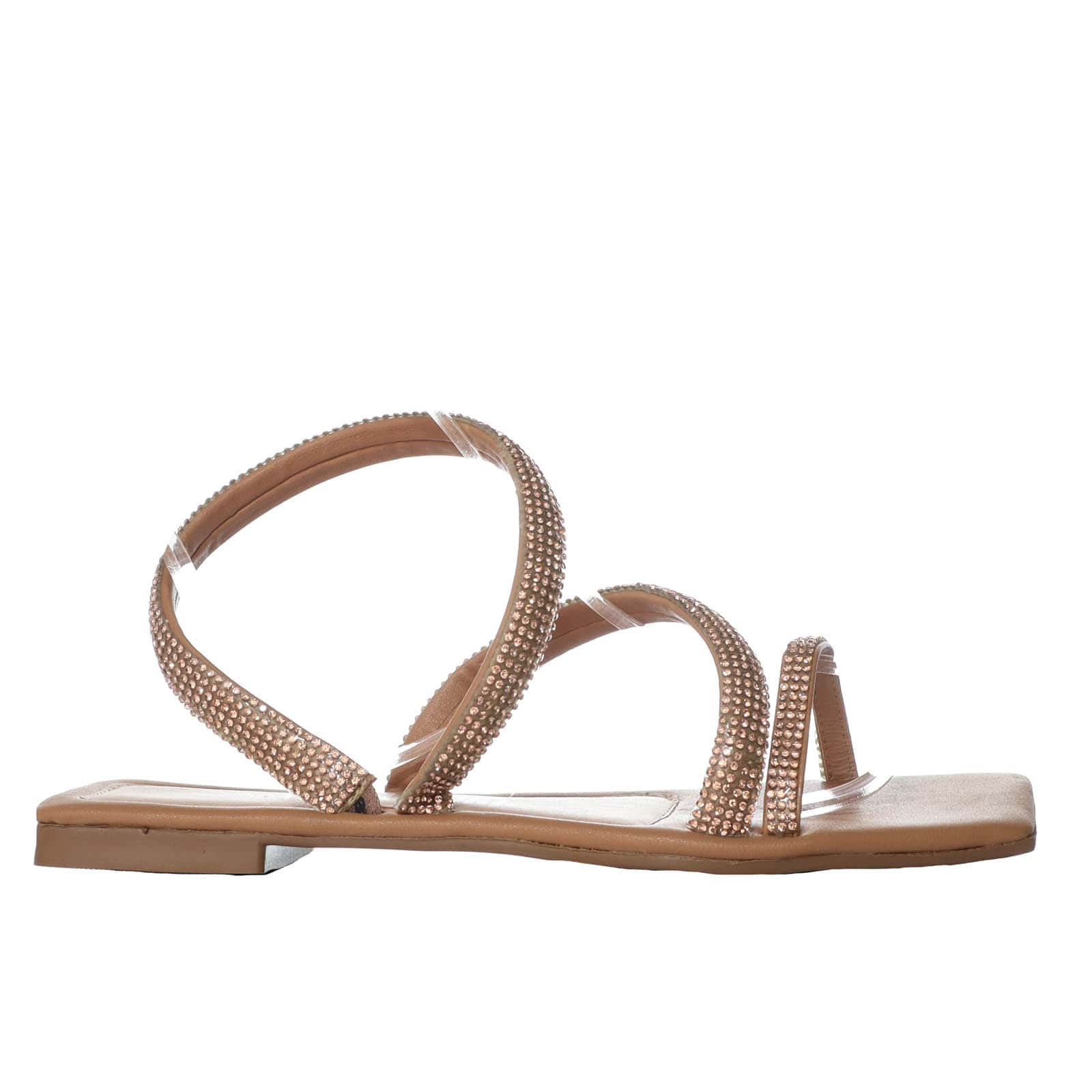 Sandalia plana amaretto para mujer 1300-Z562