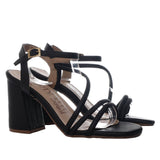 Sandalia tacon negro golosina para mujer 2604-Z148