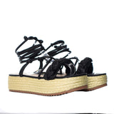 Plataforma baja negro para mujer L163-Z471