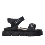 Sandalia plana negro para mujer M20-Z499