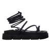 Sandalia plana negro para mujer M21-Z499
