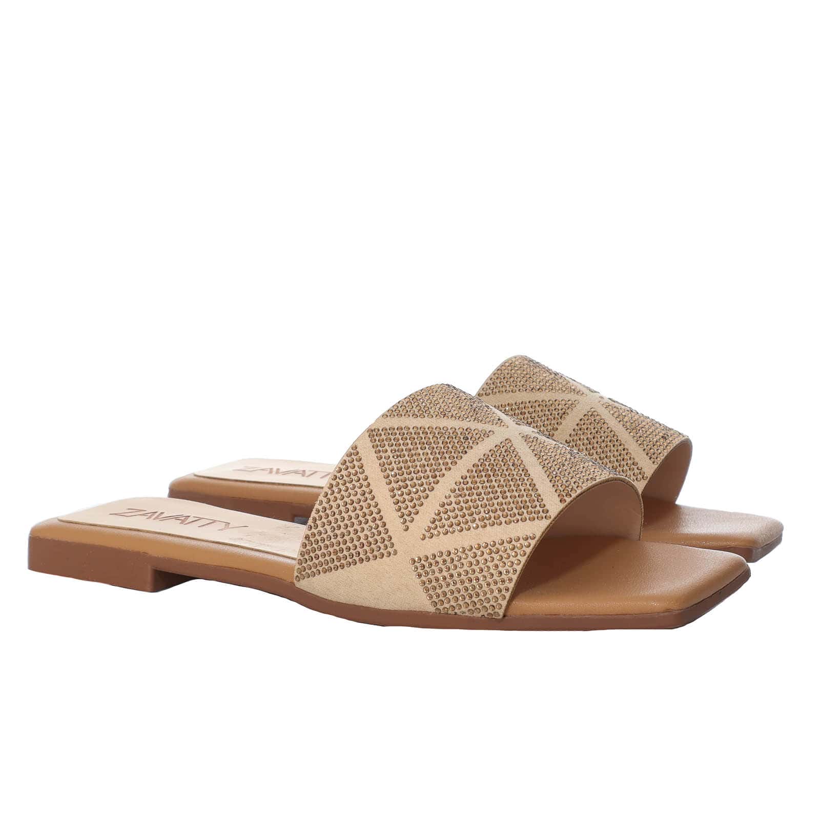 Sandalia plana amaretto para mujer P419-Z84