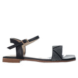 Sandalia plana negro para mujer P424-Z84