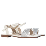 Sandalia plana talco para mujer P424-Z84