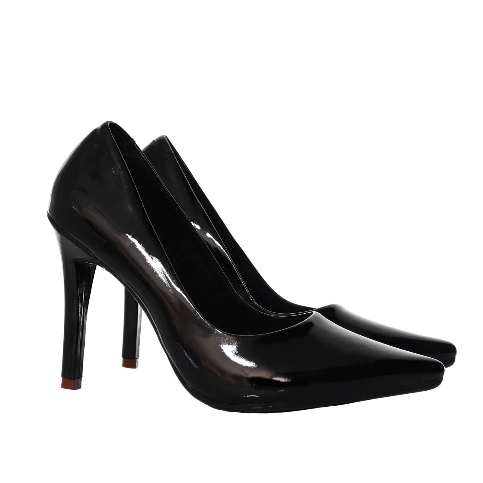 Tacon negro charol para mujer 01-Z601