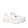 Tenis blanco x oro rosa para mujer 1171-Z518
