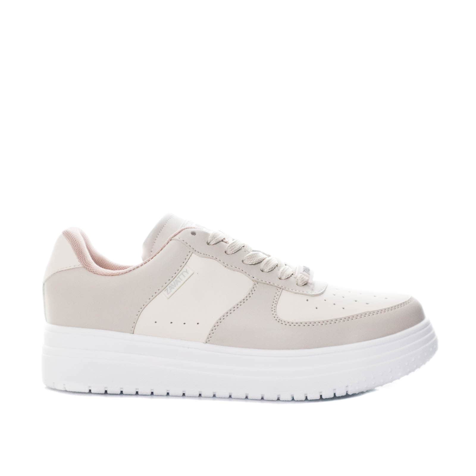 Tenis beige x nude para mujer TA1002