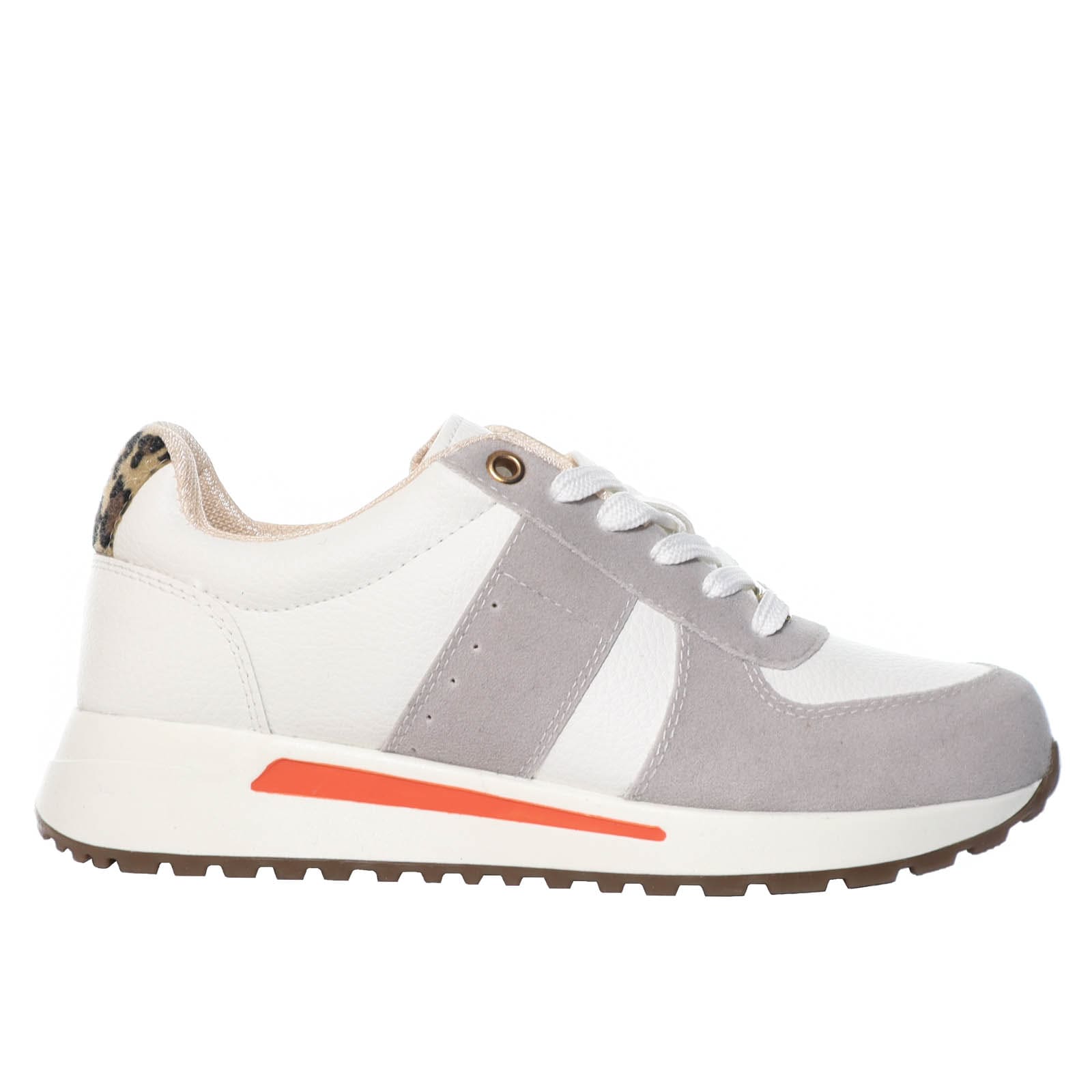 Tenis talco x gris x animal print para mujer TA779