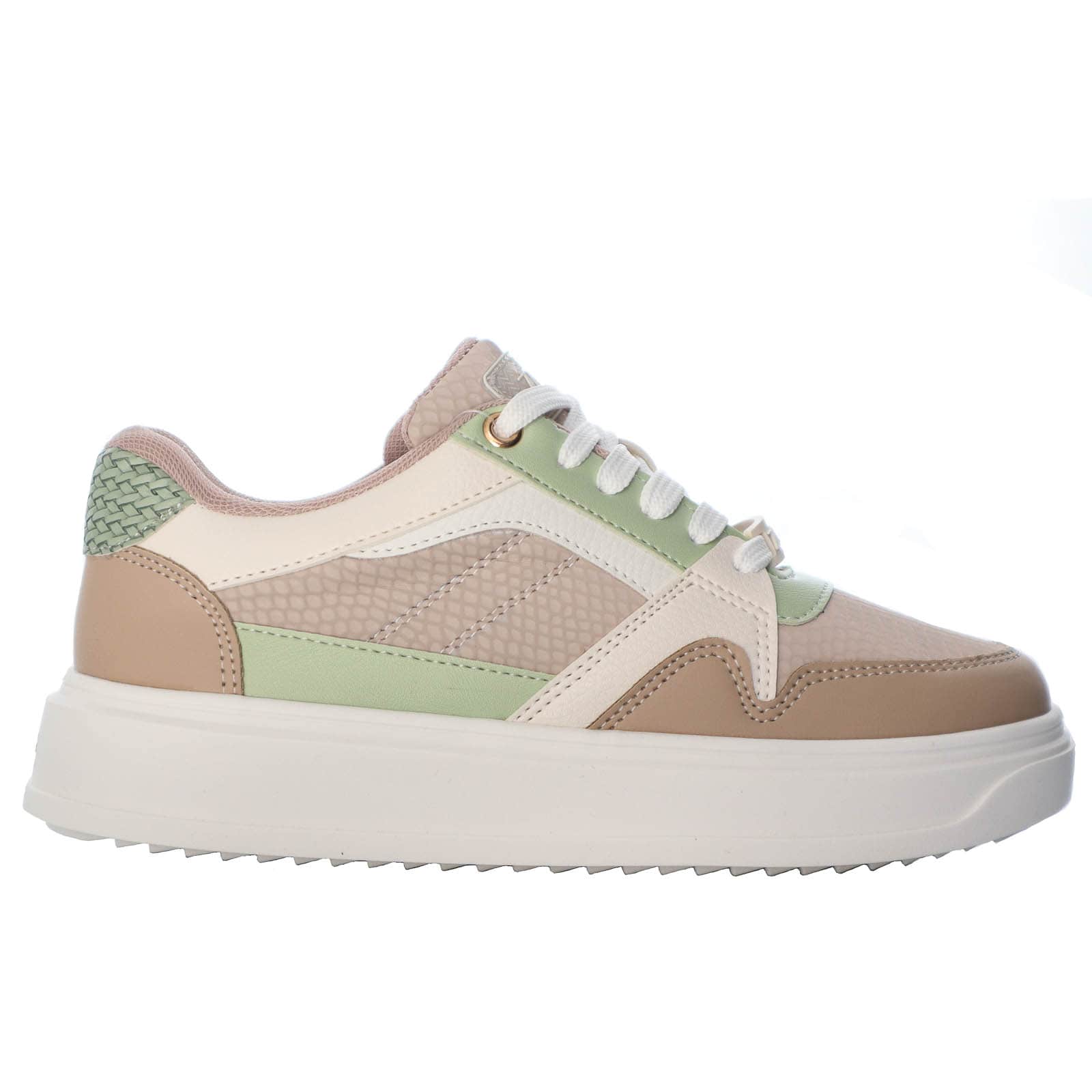 Tenis caoba x pistacho para mujer TA851-1