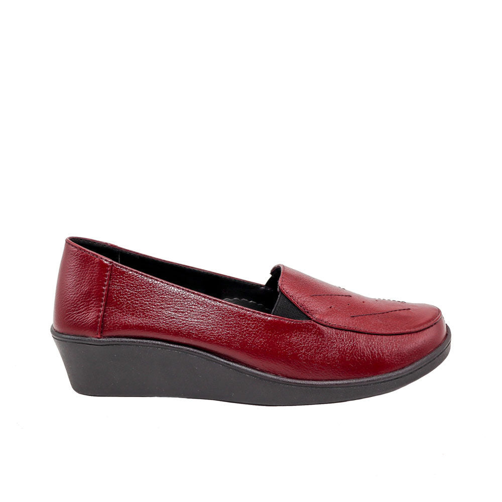 Mocassin vinotinto para mujer 1064-Z525