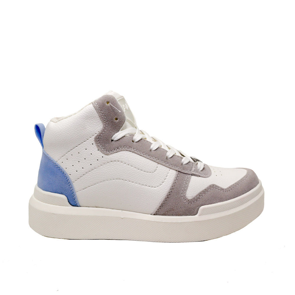 Botin blancoxtalcoxazul para mujer 1105-Z518