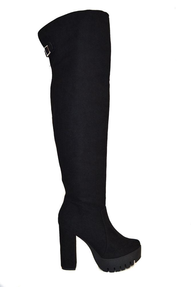 Bota negro para mujer 528-Z96