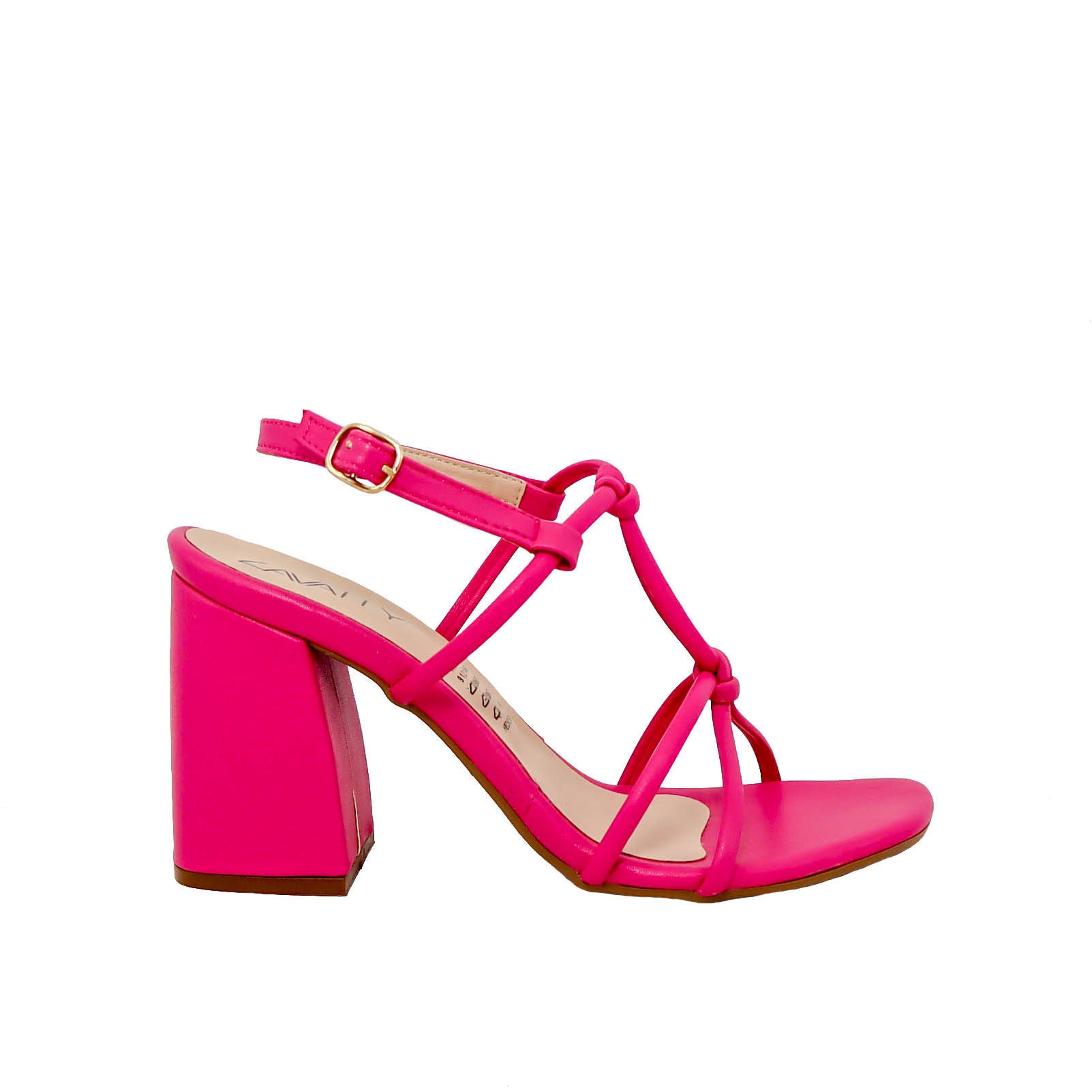Sandalia tacon fucsia para mujer 705-Z191