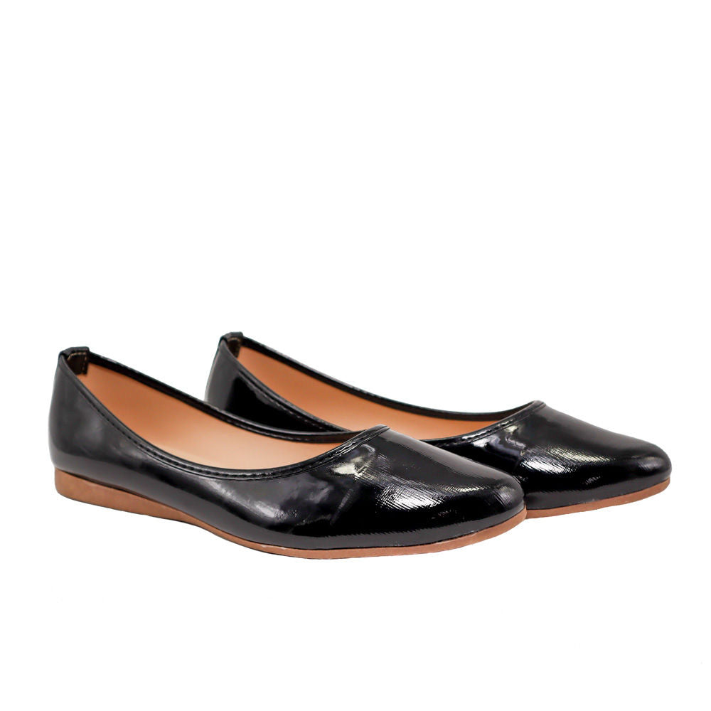 Baleta negro charol para mujer 7100-Z506
