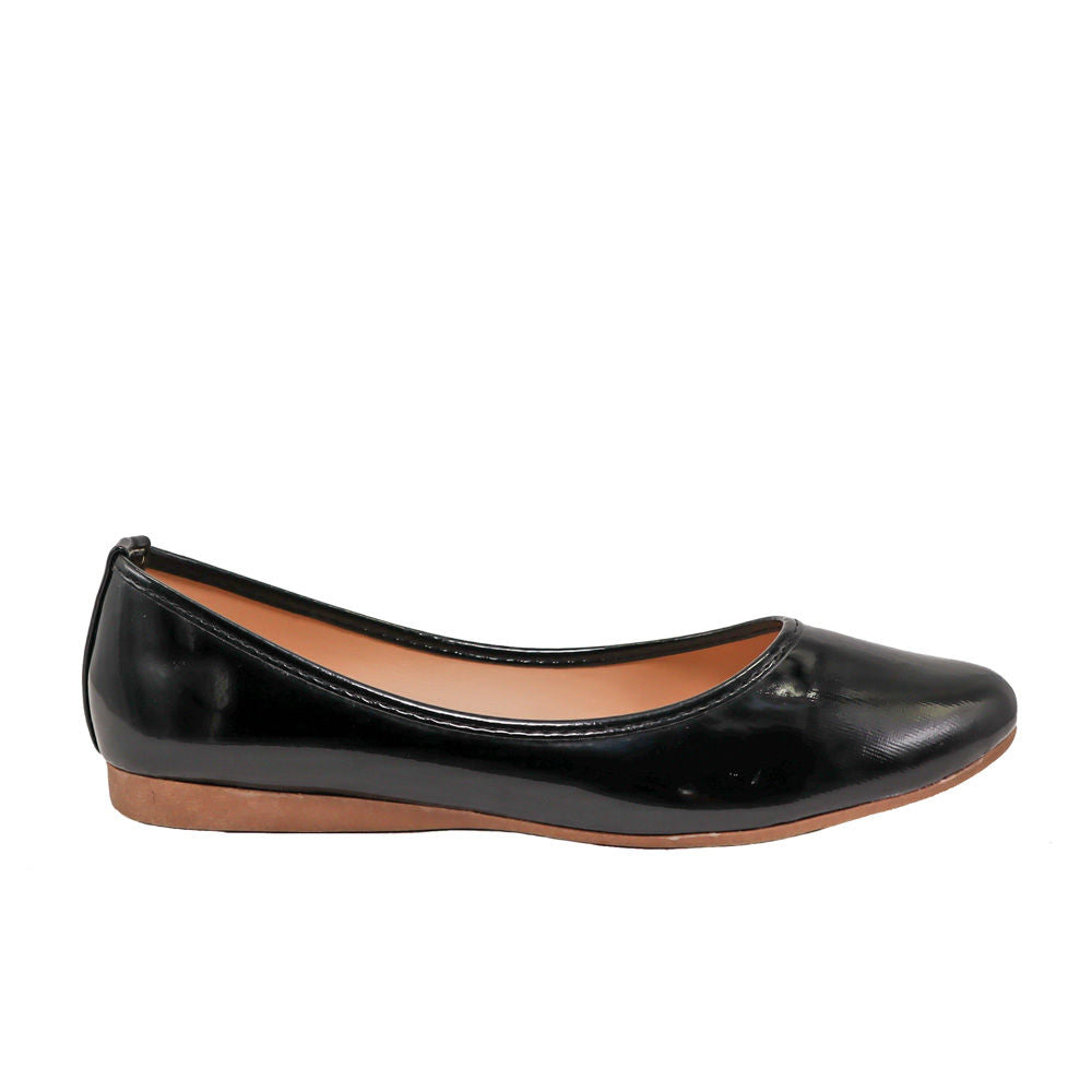 Baleta negro charol para mujer 7100-Z506