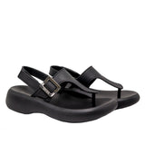 Sandalia negro para mujer AZAL18536