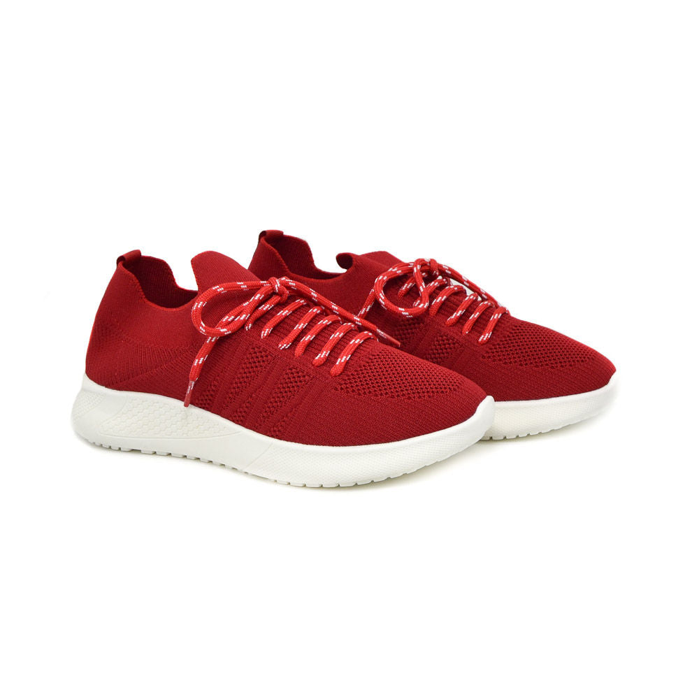 Tenis rojo para mujer P21-Z400