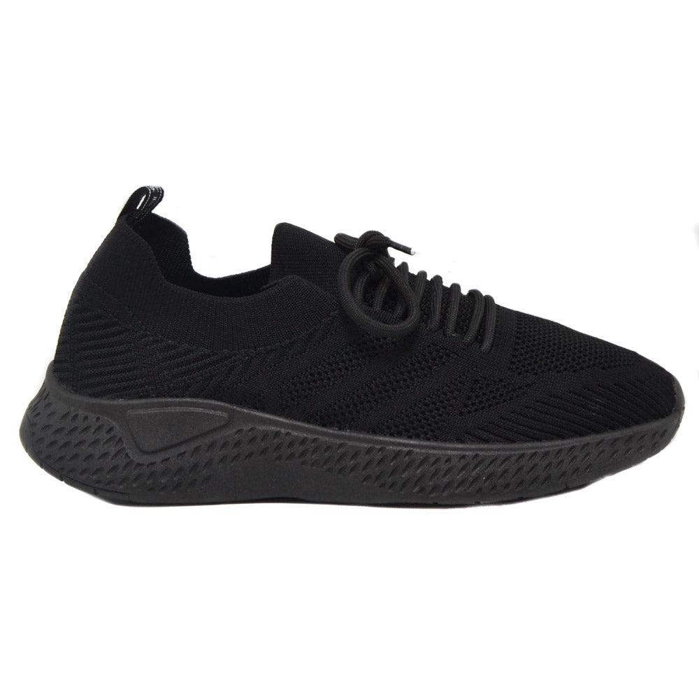 Tenis negro x negro para mujer P58-Z400