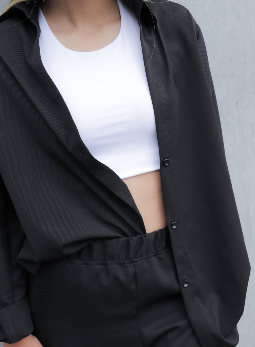 Set para mujer Chloe en color Negro - ZAVATTY-tenis-tacones-botines-zapatos-para-mujer