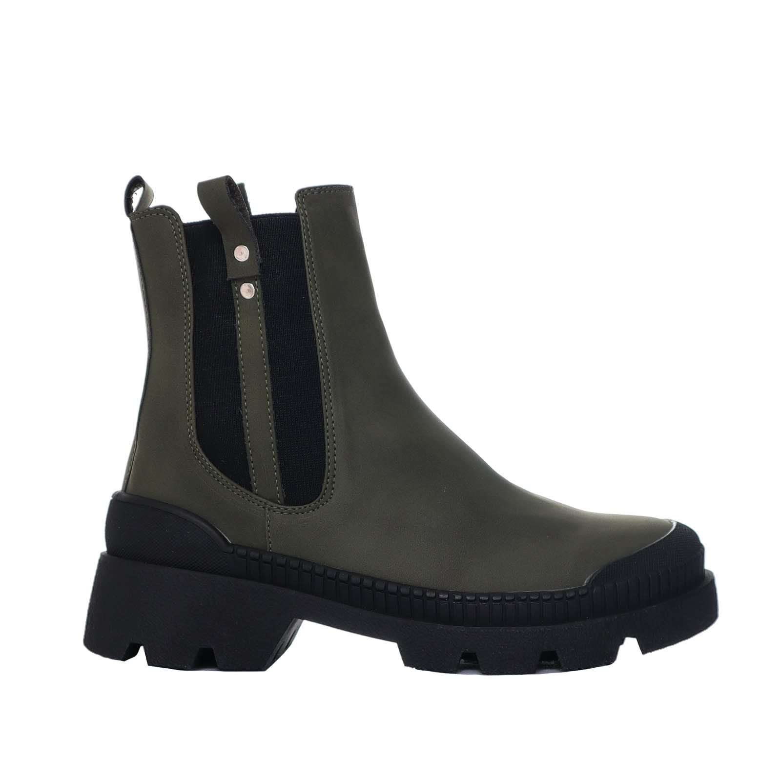 Botin verde para mujer 1850-Z227