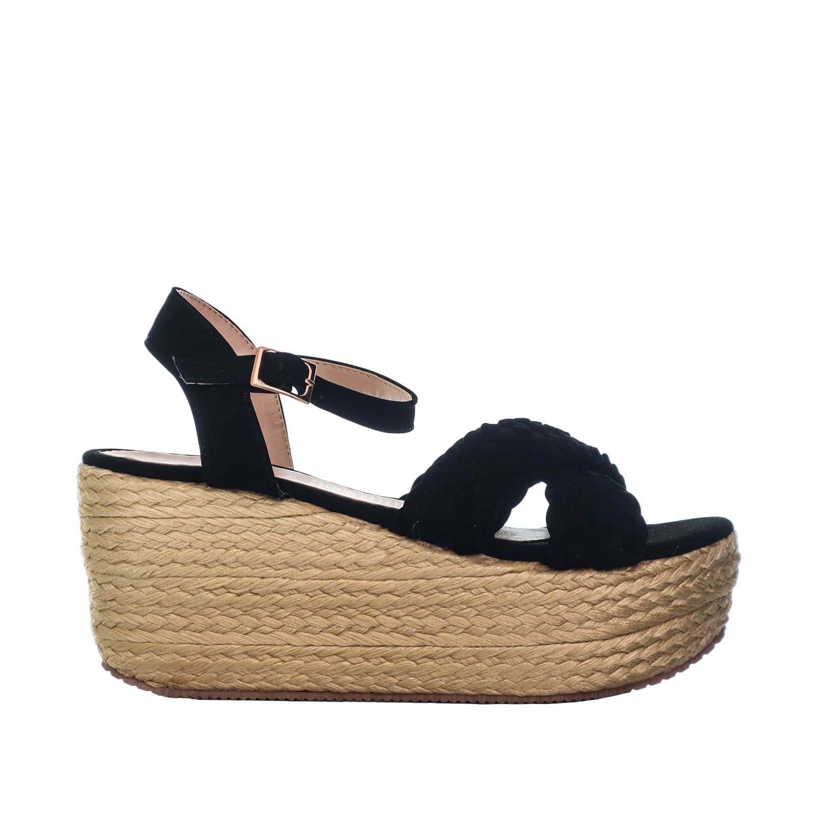 Plataforma alta negro para mujer P150-Z471