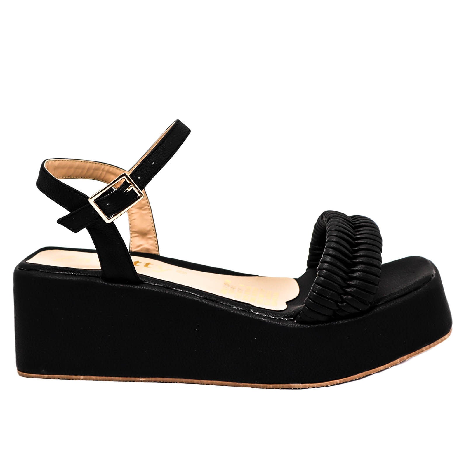 Plataforma baja negro para mujer 1364-Z101