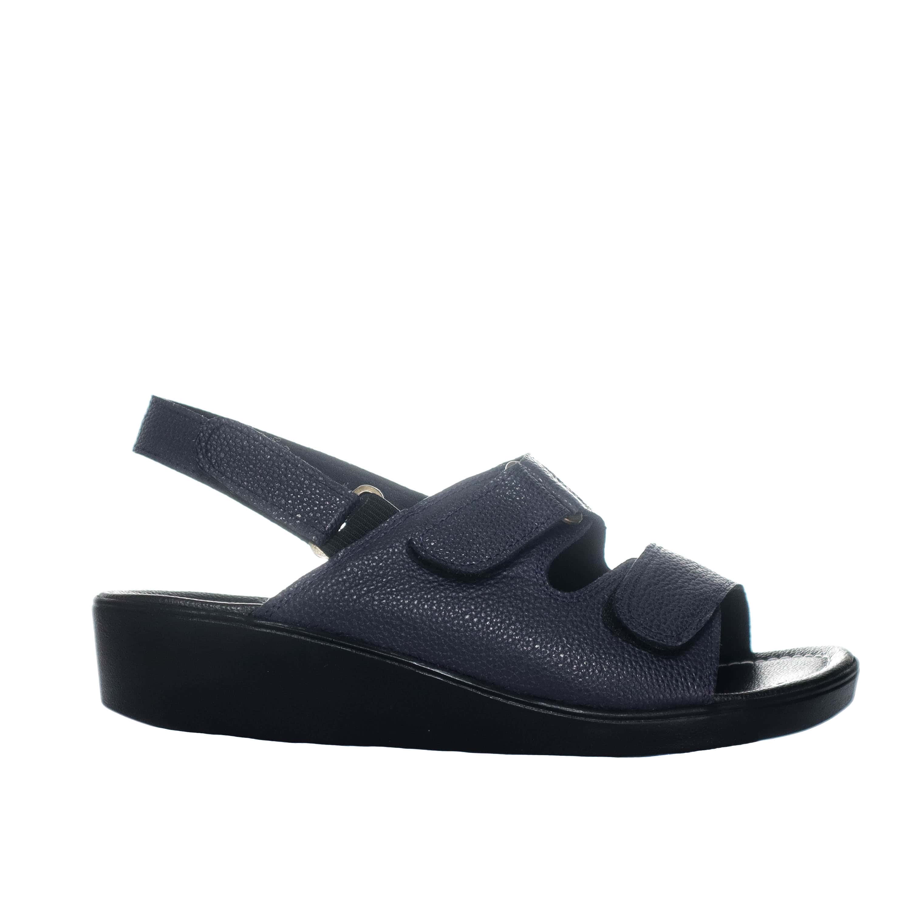 Romulo sandalia azul cuero para mujer H-BELEN