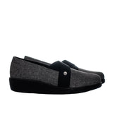 Mocasin gris para mujer RO3106