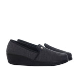 Romulo cerrado negro gris para mujer RO3174