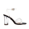 Sandalia tacon negro para mujer 2465-Z148