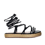 Plataforma baja negro para mujer M68-Z471