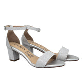Sandalia tacon plata para mujer 2140-Z148