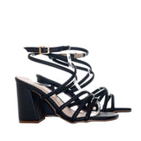 Sandalia tacon negro para mujer 2485-Z148