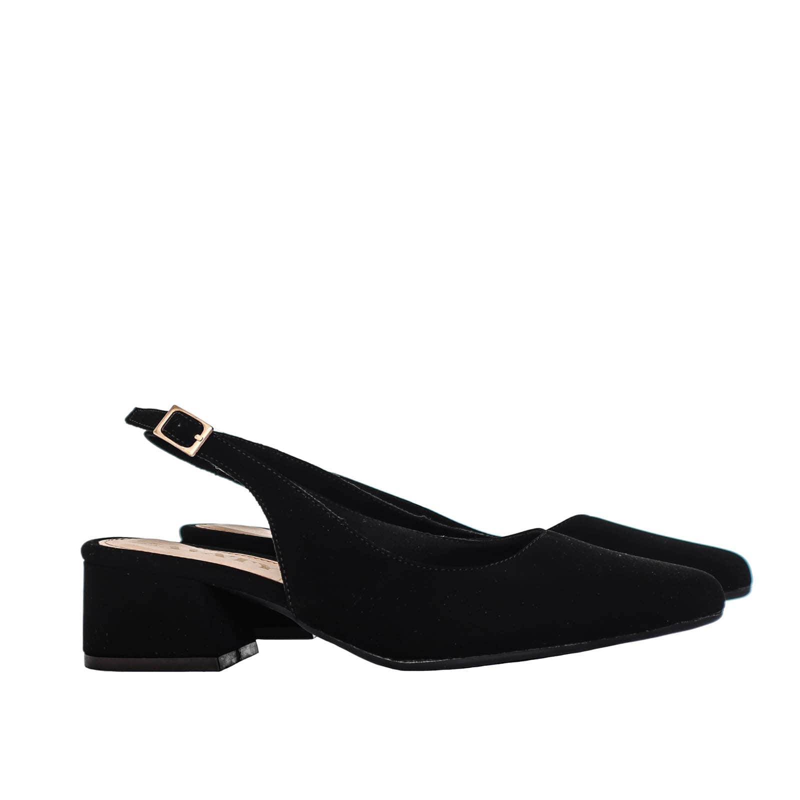 Tacon negro nobuck para mujer 3175-Z134