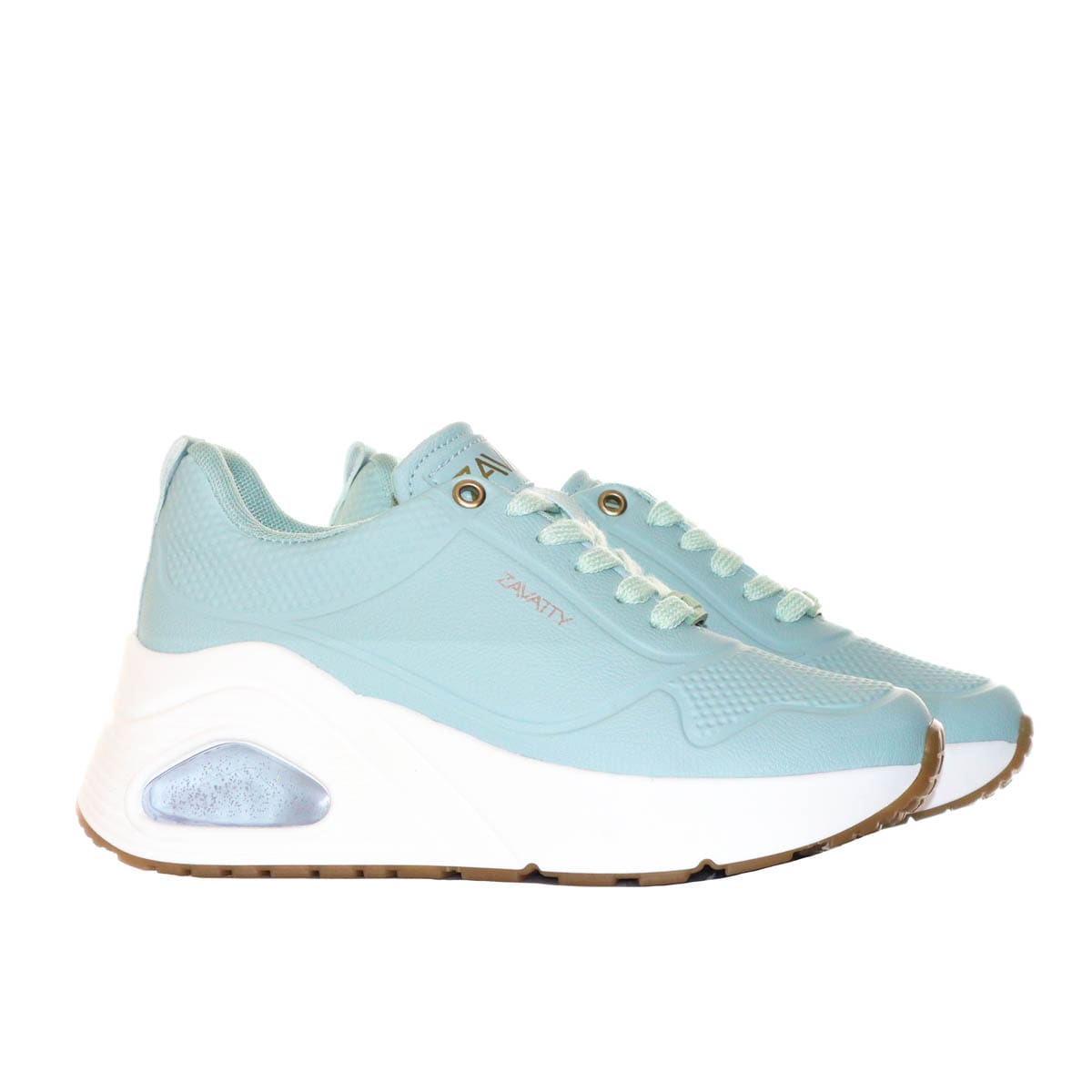 Tenis verde claro para mujer TA786