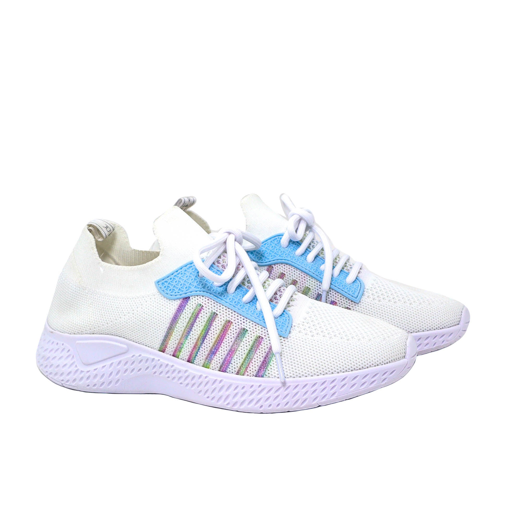 Tenis blanco x azul bebe para mujer P78-Z400