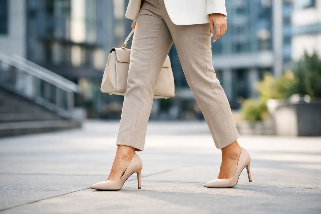 Cómo caminar cómoda en tacones de verdad
