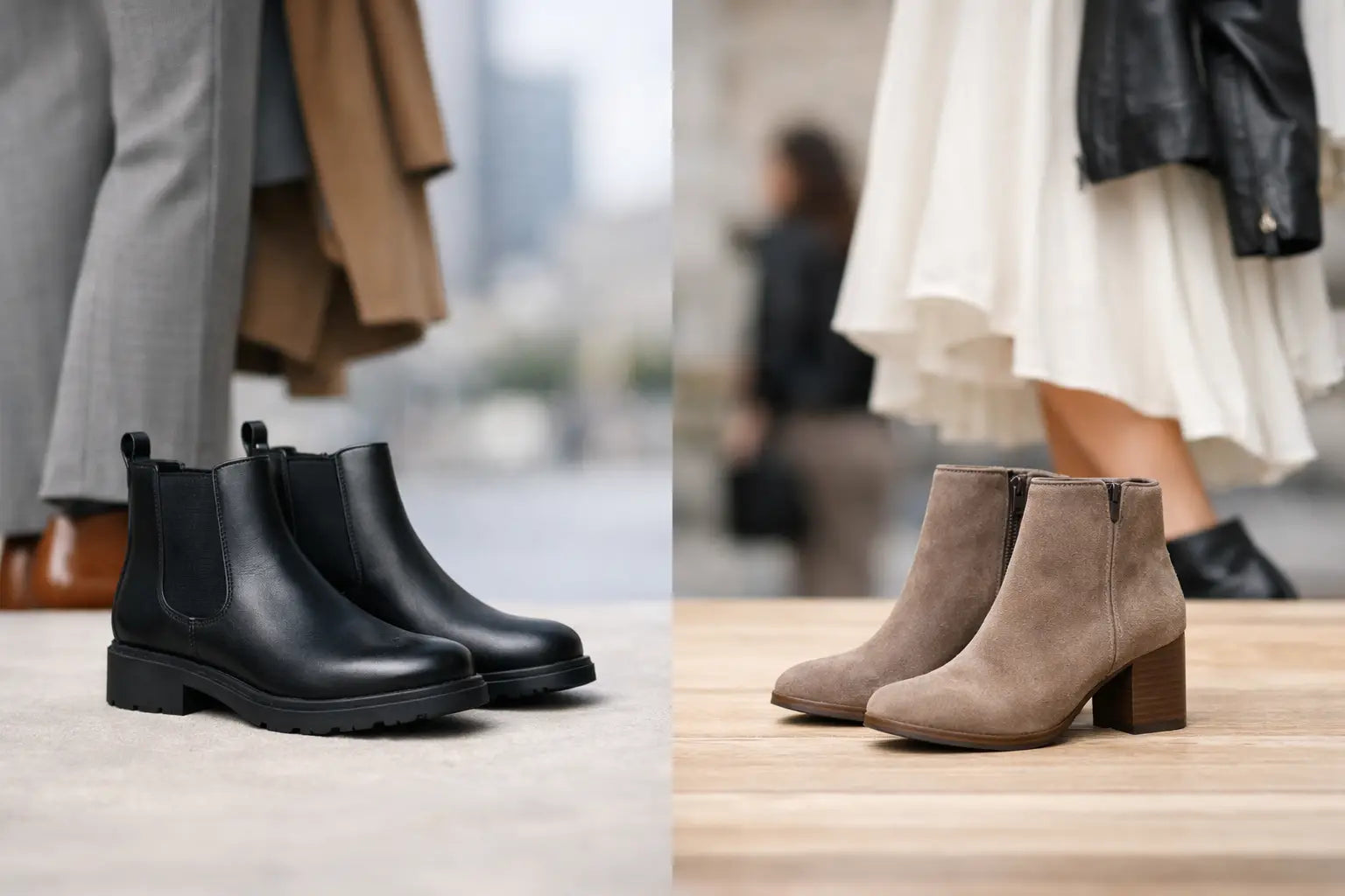Botas Chelsea vs botines para cada look