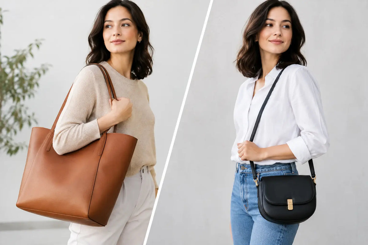 Bolso tote o crossbody: ¿cuál elegir?