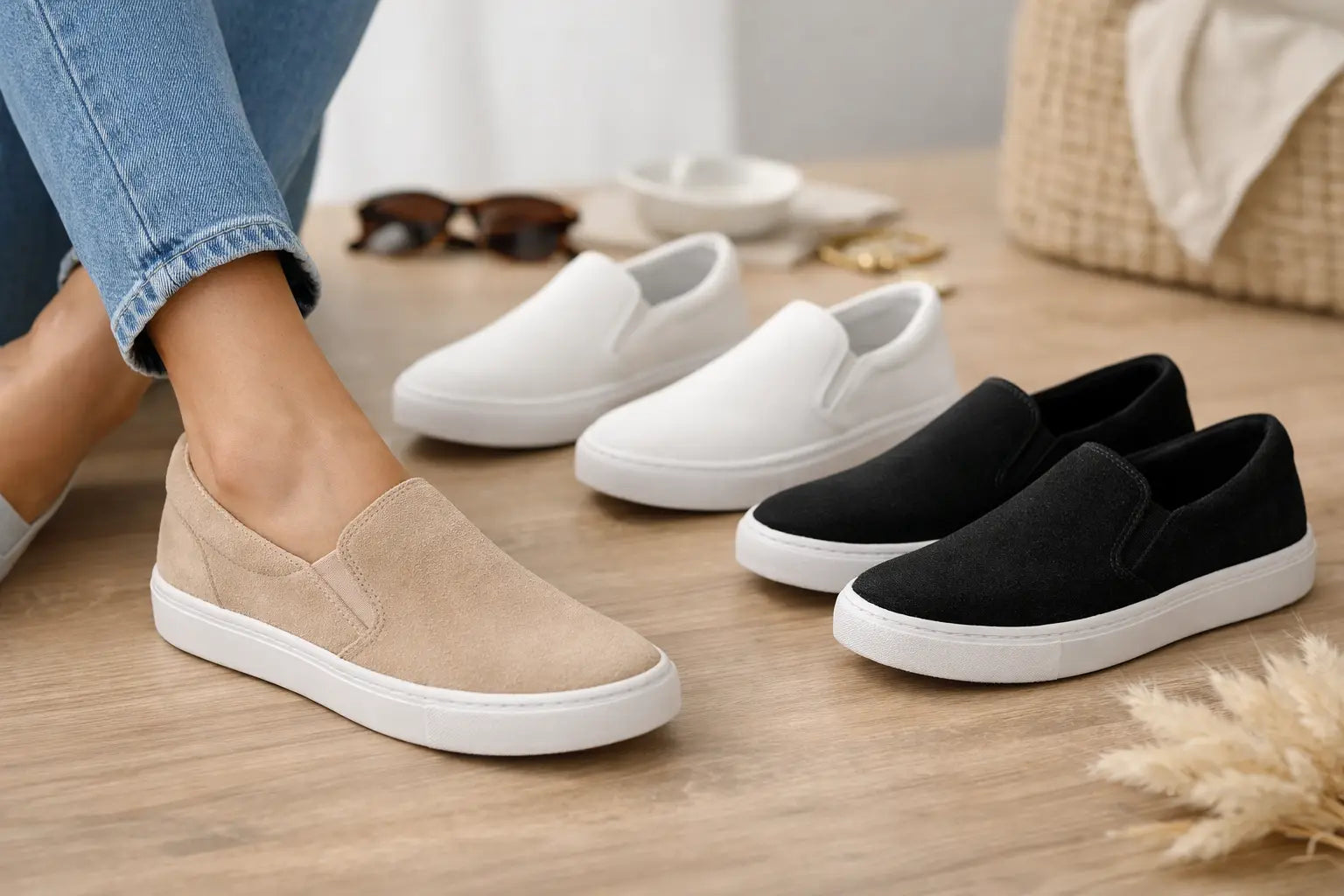 Tenis slip on mujer que sí combinan y duran