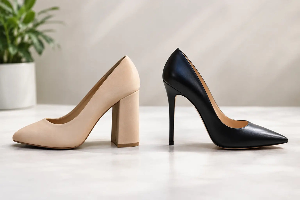 Tacones bloque versus aguja: ¿cuál te conviene?